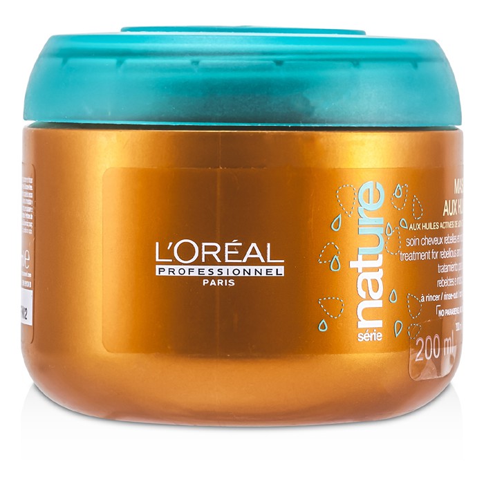 L'Oreal Professionnel Nature Serie - Douceur D'Huiles Rinse-Out Masque Treatment (For Rebellious and Unruly Hair) 200ml/6.7ozProduct Thumbnail