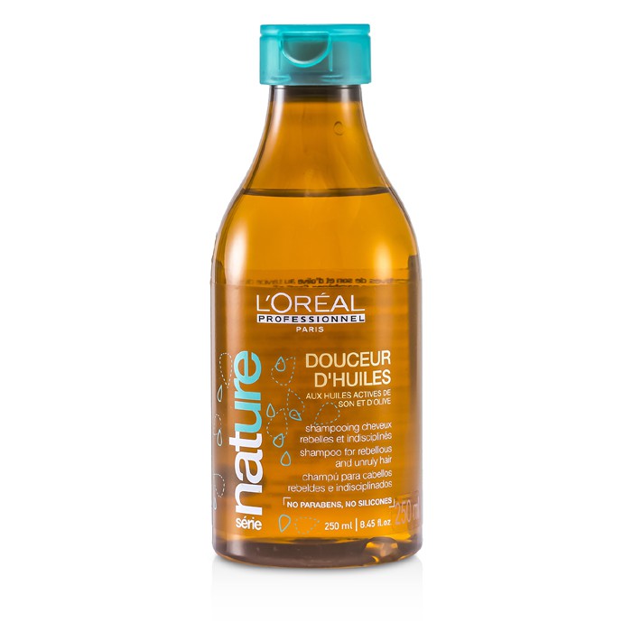 L'Oreal Professionnel Nature Serie - Douceur D'Huiles Shampoo (For Rebellious and Unruly Hair) 250ml/8.45ozProduct Thumbnail