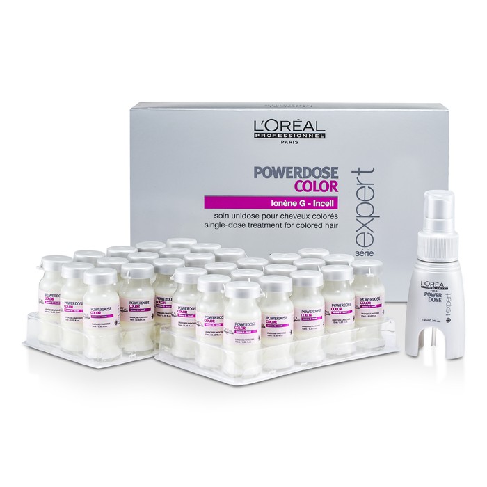 L'Oreal Regenerační ochranná péče Professionnel Expert Serie - Powerdose Color Single-Dose Rinse Out Treatment ( pro barvené vlasy ) 30x10ml/0.33ozProduct Thumbnail