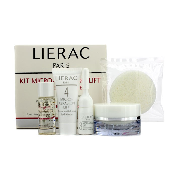 Lierac Micro-Abrasion Lift Kit: Prepare Lotion + Micro-Abrasive Creme + Tone + Moisture Cream 4pcsProduct Thumbnail