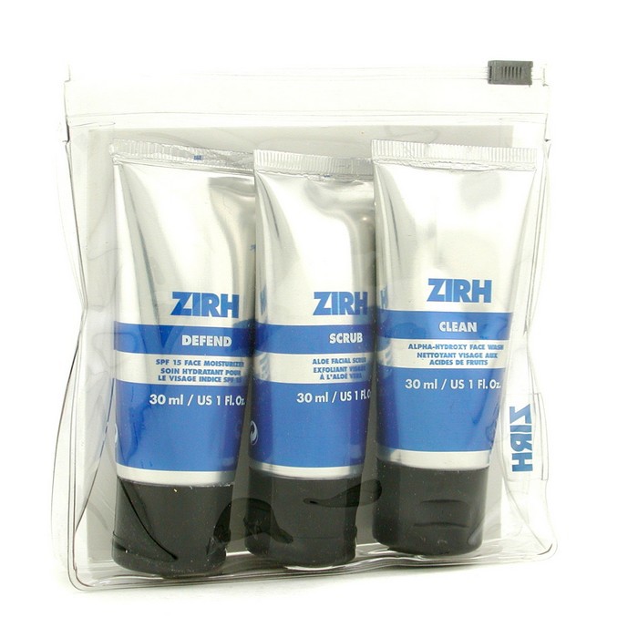 Zirh International On The Go Set: Clean 30m/1oz + Scrub 30ml/1oz + Defend 30ml/1oz 3x30ml/1ozProduct Thumbnail