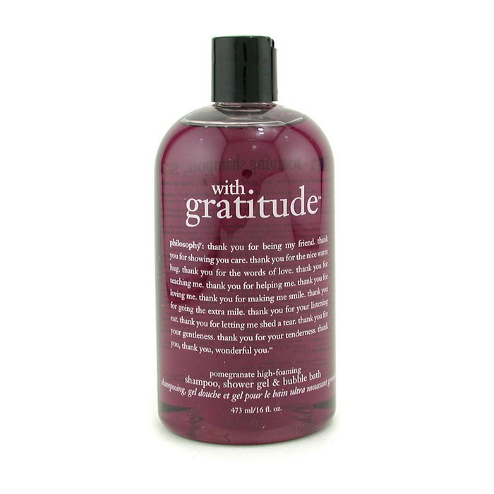 Philosophy With Gratitude High Foaming Shower Gel & Bubble Bath 473ml/16ozProduct Thumbnail