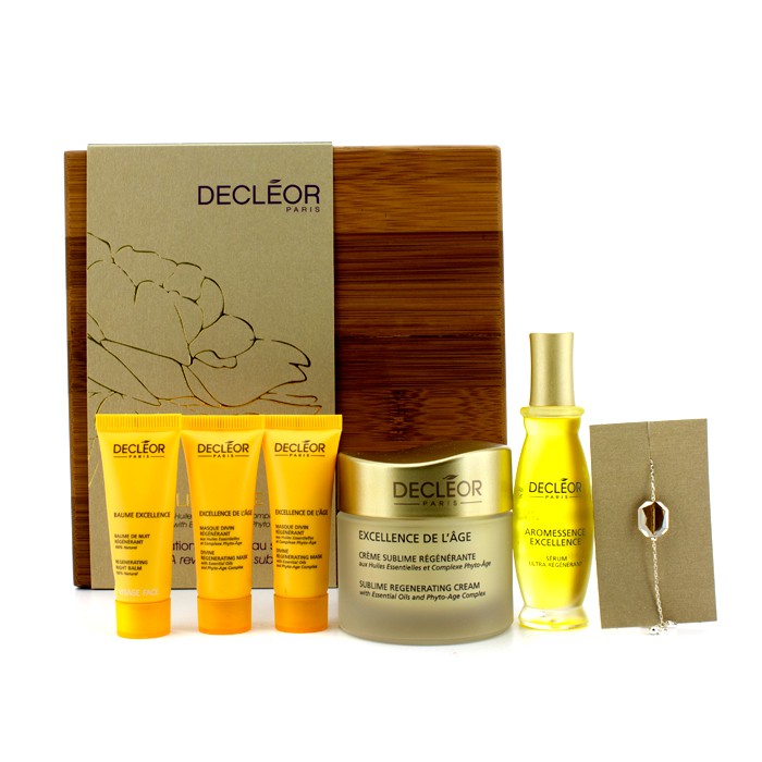 Decleor Excellence De L'Age Coffret: Serum + Cream + Night Balm + 2x Mask + Bracelet + Box 6pcs+1boxProduct Thumbnail