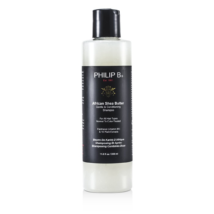 Philip B Shampoo African Shea Butter Gentle & Conditioning S ( todos os tipos de cabelo, Normal to Color-Treated ) 350ml/11.8ozProduct Thumbnail