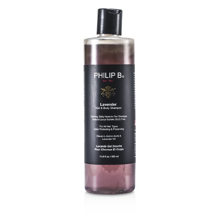 Philip B Żel do mycia ciała i włosów Lavender Hair & Body Shampoo (For All Hair Types, Color Protecting & Preserving) 350ml/11.8ozProduct Thumbnail