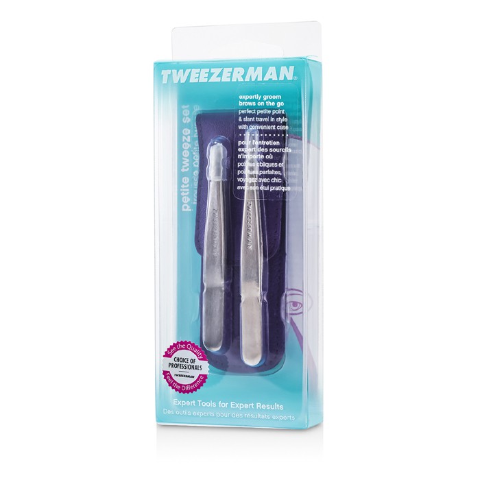 Tweezerman 迪茜曼  迷你鉗子組合連攜帶套: 斜口鉗子+ 尖口鉗子 2件Product Thumbnail