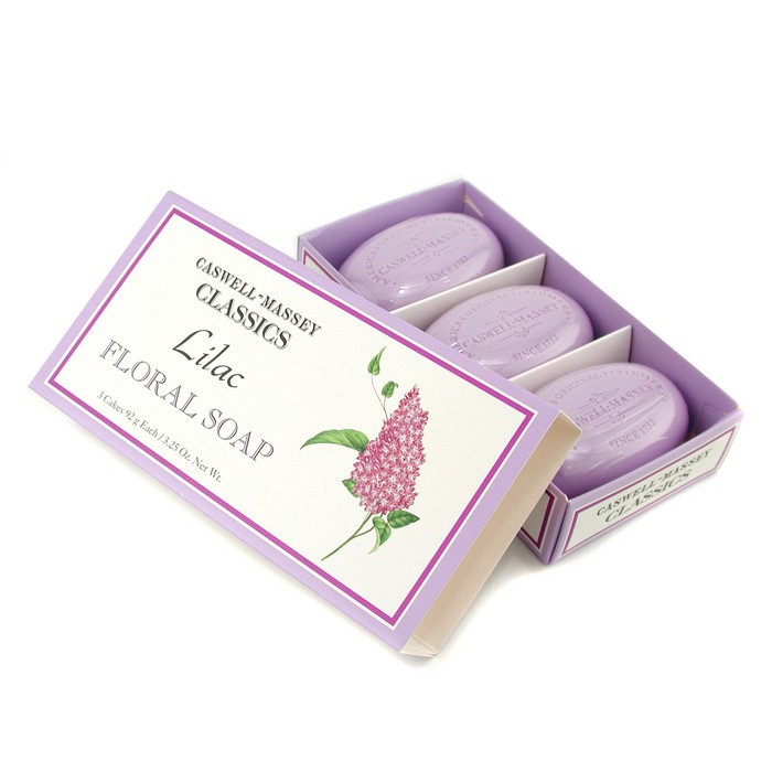 Caswell Massey Lilac Floral Soap 3x92g/3.25ozProduct Thumbnail