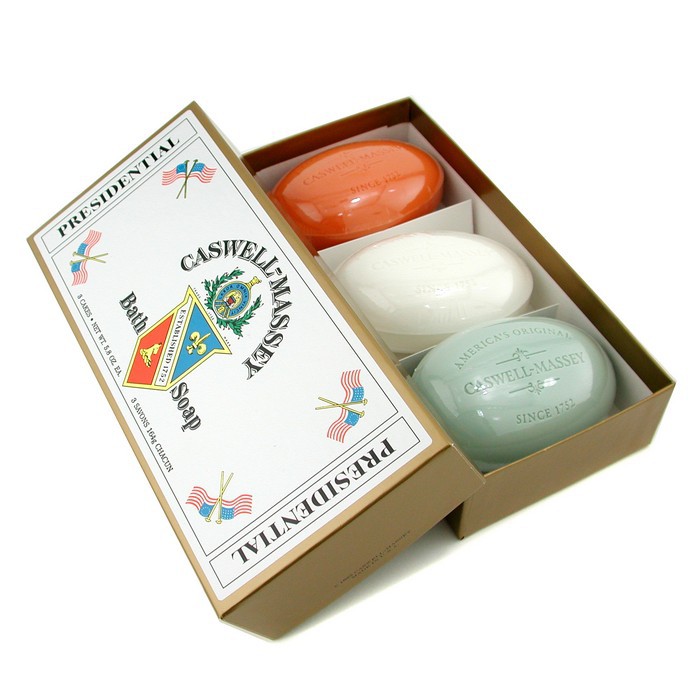 Caswell Massey Presidential Soap Collection (Number Six, Almond Cold Cream, Jockey Club) 3x164g/5.8ozProduct Thumbnail