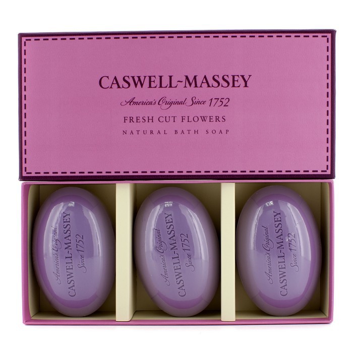 Caswell Massey Koupelové mýdlo s vůní čerstvě řezaných květin Fresh Cut Flowers Natural Bath Soap 3x150g/5.2ozProduct Thumbnail