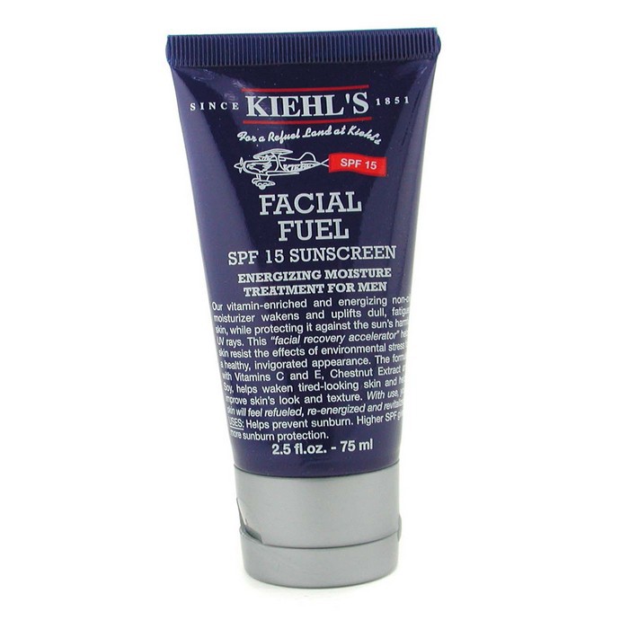 Kiehl's 契爾氏 極限男性活膚防曬乳液SPF 15 Facial Fuel SPF 15 Sunscreen Energizing Moisture Treatment 75ml/2.5ozProduct Thumbnail