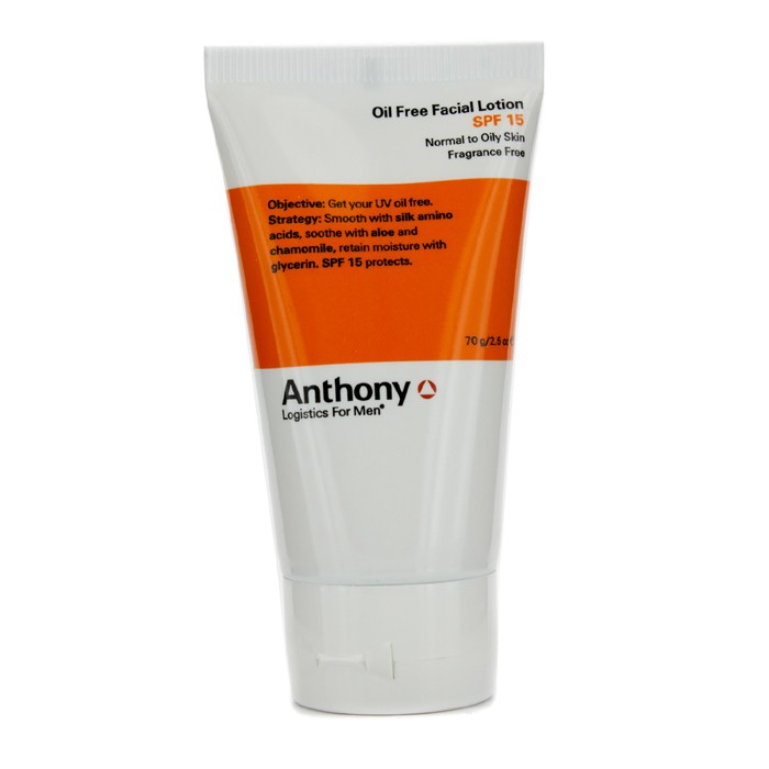Anthony תחליב פנים נטול שומן SPF 15 ,לוגסטיק לגבר. [עור נורמלי עד שמן] 70g/2.5ozProduct Thumbnail
