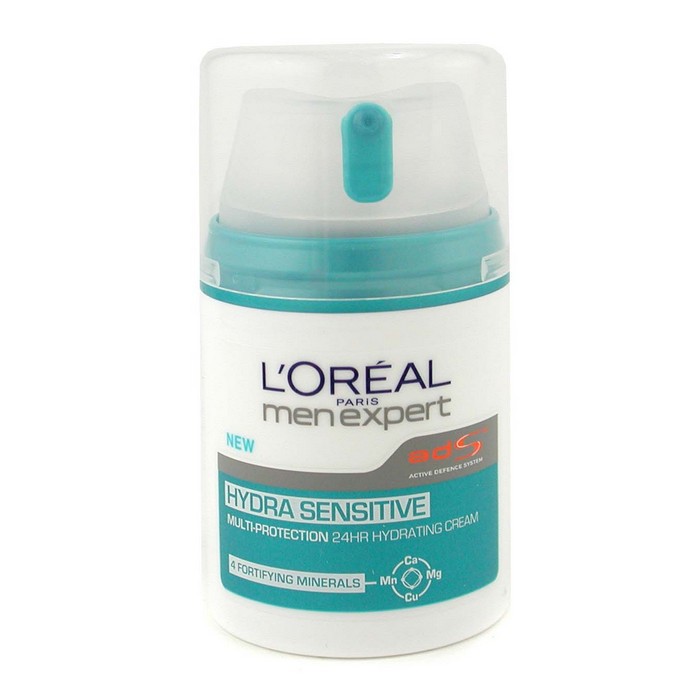 L'Oreal Men Expert Hydra Sensitive Πολλαπλή Προστασία 24Ωρών Ενυδατική Κρέμα 50ml/1.6ozProduct Thumbnail