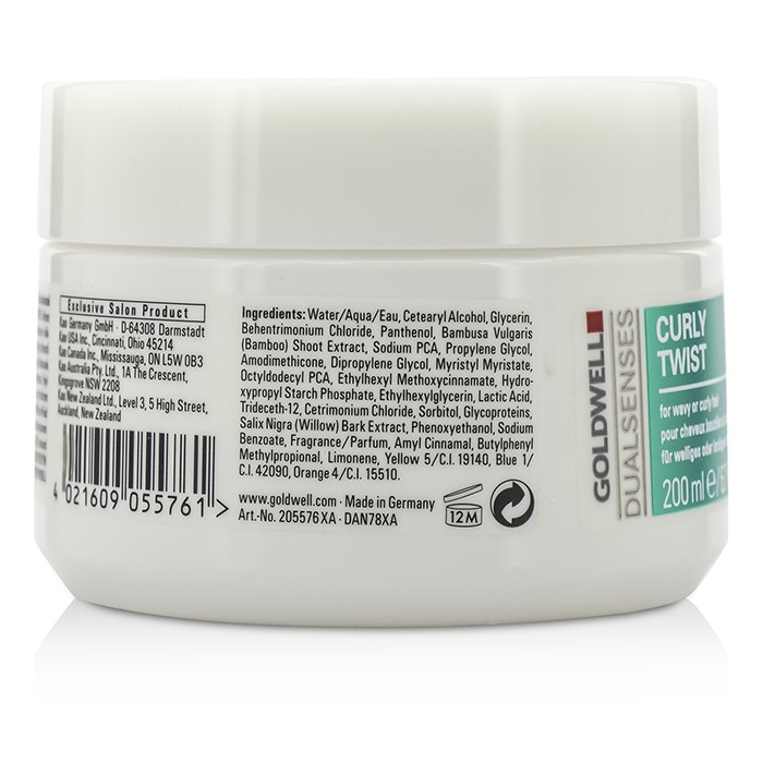 Goldwell 歌薇  Dual Senses Curly Twist 60Sec Treatment (For Wavy or Curly Hair) 200ml/6.7ozProduct Thumbnail