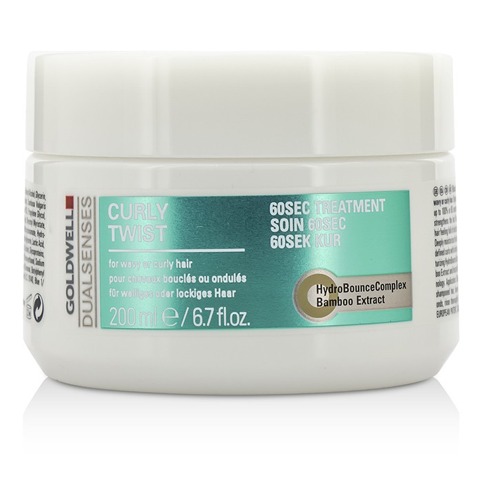 Goldwell Dual Senses Curly Twist 60Sec Treatment (For Wavy or Curly Hair) 200ml/6.7ozProduct Thumbnail