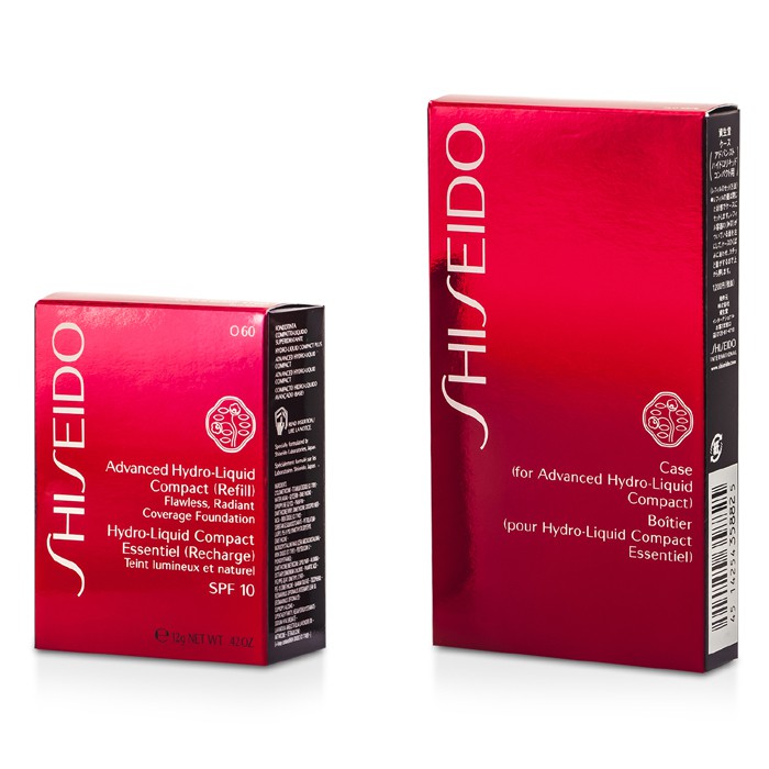 Shiseido Advanced Hydro Liquid Компактен Фон дьо Тен със SPF10 ( Кутийка + Пълнител ) 12g/0.42ozProduct Thumbnail