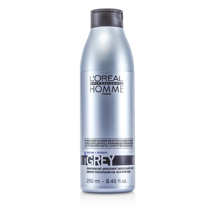 L'Oreal Профессиональный Шампунь для Седых Волос для Мужчин 250ml/8.45ozProduct Thumbnail