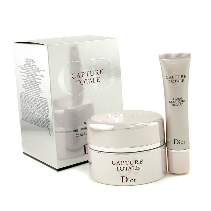 Christian Dior Capture Totale Multi-Perfection Face & Eyes Program: Creme + Instant Rescue Eye Treatment 2pcsProduct Thumbnail
