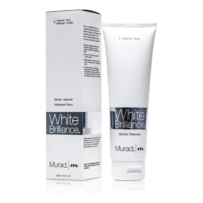 Murad White Brilliance Gentle Cleanser - תכשיר ניקוי עדין מלבין 135ml/4.5ozProduct Thumbnail