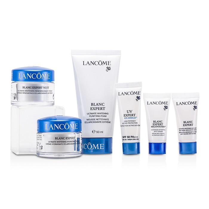 Lancome Blanc Expert Travel Set: Cleansing Foam + Hydrating Cream + Night Cream + Eye Serum + Spot Eraser + UV Expert 6pcsProduct Thumbnail