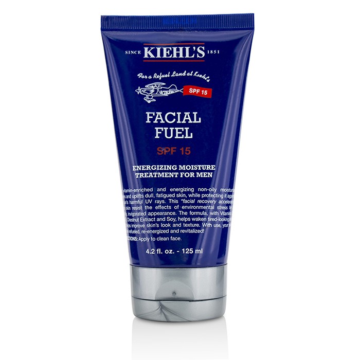 Kiehl's Facial Fuel Увлажняющее Солнцезащитное Бодрящее Средство для Лица SPF 15 125ml/4.2ozProduct Thumbnail