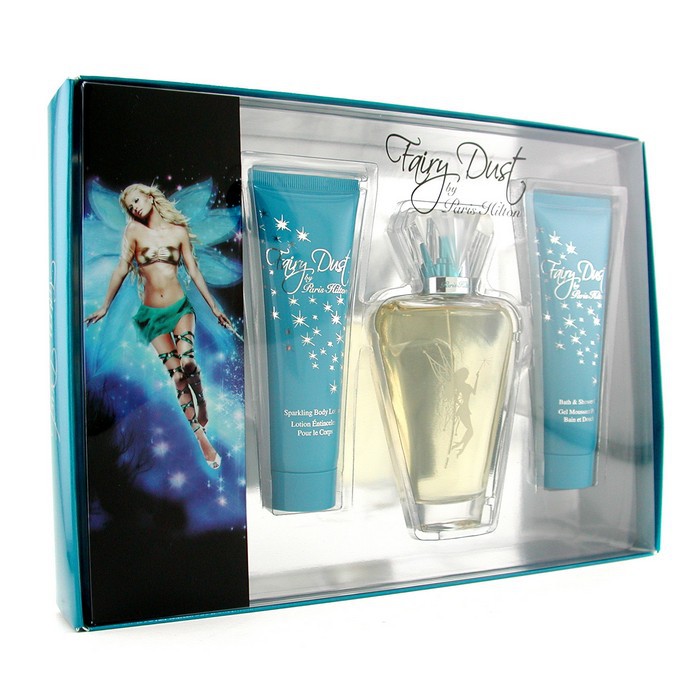 Paris Hilton Estuche Fairy Dust : Eau De Parfum Vap. 100ml/3.4oz + Loción Corporal 90ml/3oz + Gel de Ducha 90ml/3oz 3pcsProduct Thumbnail
