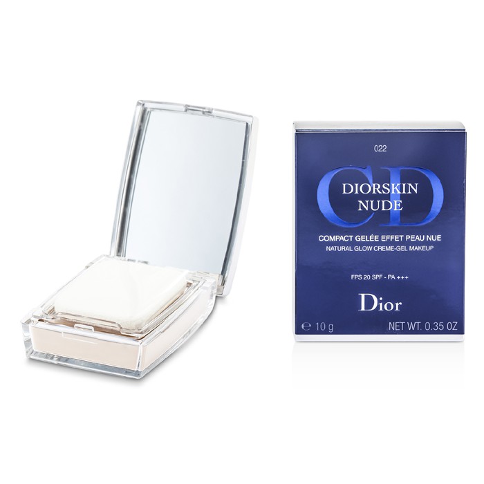 Christian Dior Diorskin Nude Natural Glow Кремовая Гелевая Компактная Основа SPF20 10g/0.35ozProduct Thumbnail