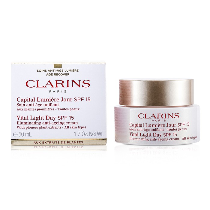 Clarins Ochranný rozjasňující krém Vital Light Day SPF 15 Illuminating Anti-Ageing Cream 50ml/1.7ozProduct Thumbnail