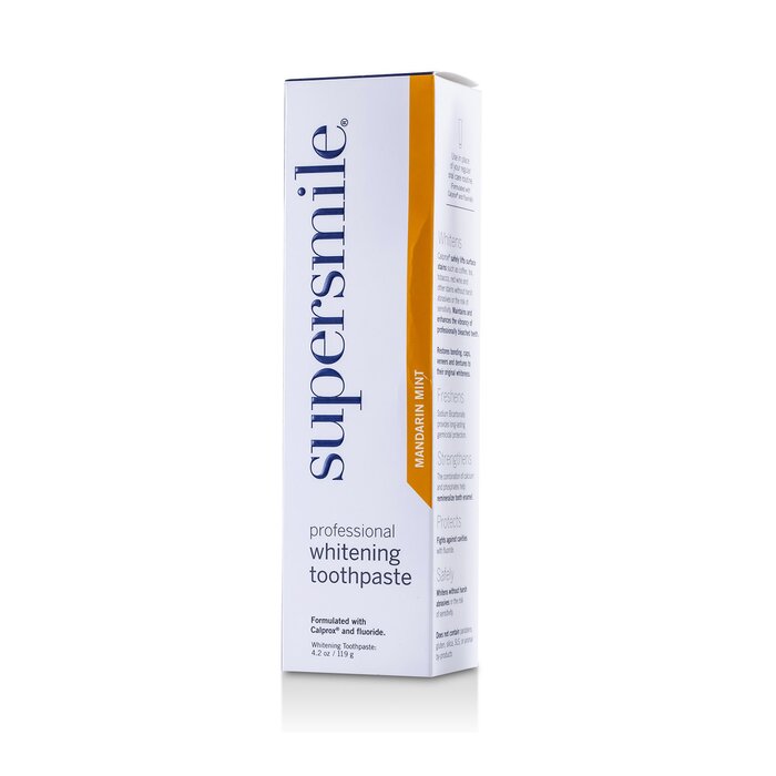 スーパースマイル Supersmile プロフェッショナル ホワイトニング 歯磨き粉：マンダリンミント 119g/4.2ozProduct Thumbnail