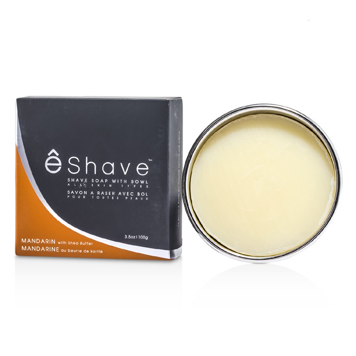 EShave Mydło do golenia w mydelniczce Shave Soap With Bowl - Mandarin 100g/3.5ozProduct Thumbnail