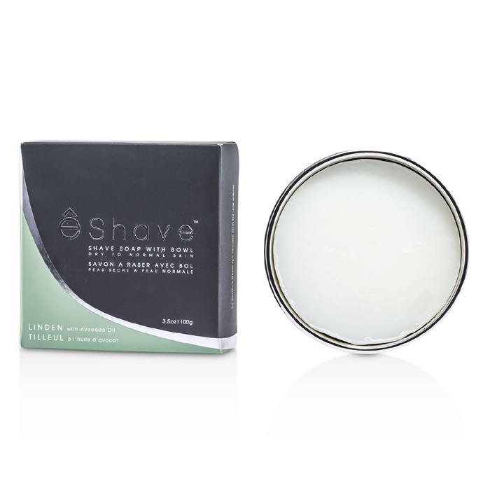 EShave Mydło do golenia w mydelniczce Shave Soap With Bowl - Avocado Oil & Linden 100g/3.5ozProduct Thumbnail
