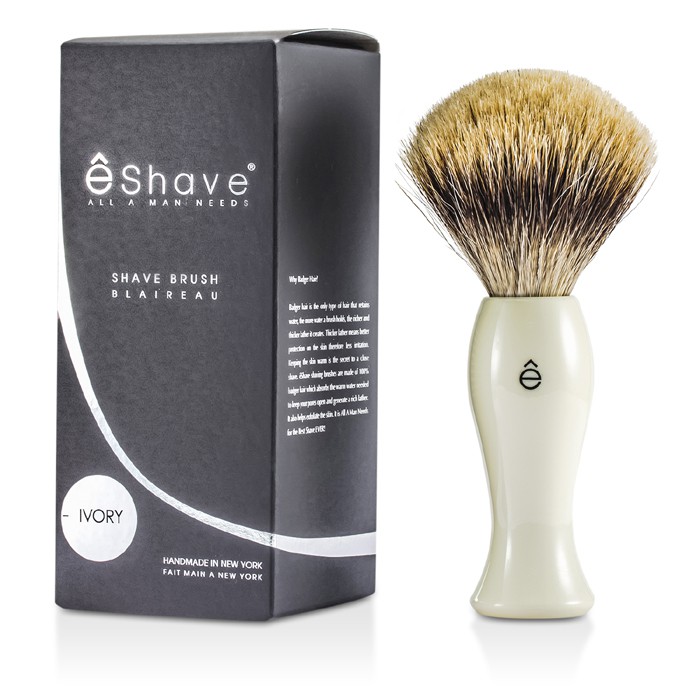 EShave Pędzel do golenia Shave Brush Fine - White 1pcProduct Thumbnail