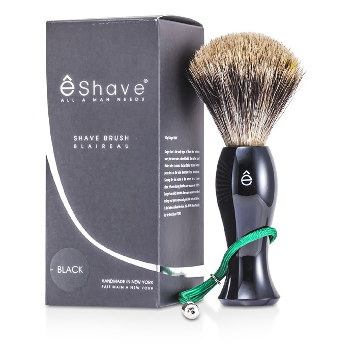 EShave Shave Brush Fine - Black 1pcProduct Thumbnail