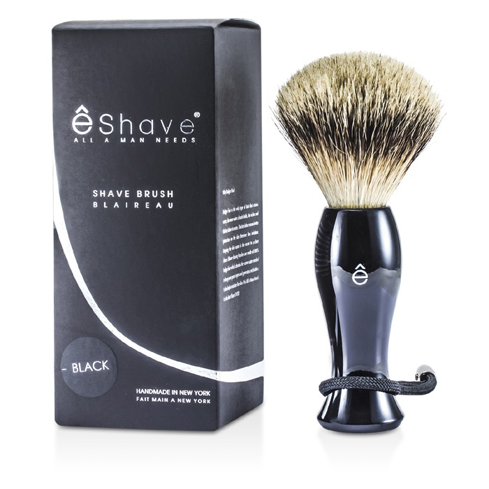 EShave Finest Badger Long Shaving Brush - Black 1pcProduct Thumbnail