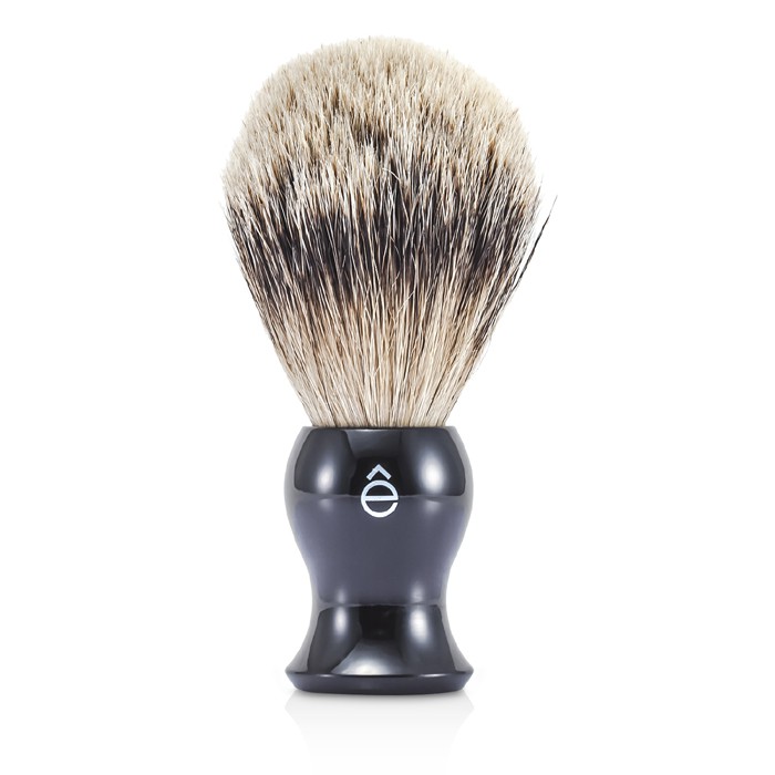 EShave Travel Brush Silvertip With Canister - Black 1pcProduct Thumbnail