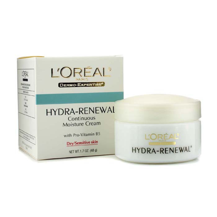 L'Oreal Dermo-Expertise Hydra-Renewal Continuous Moisture Cream (Dry / Sensitive Skin) 48g/1.7ozProduct Thumbnail