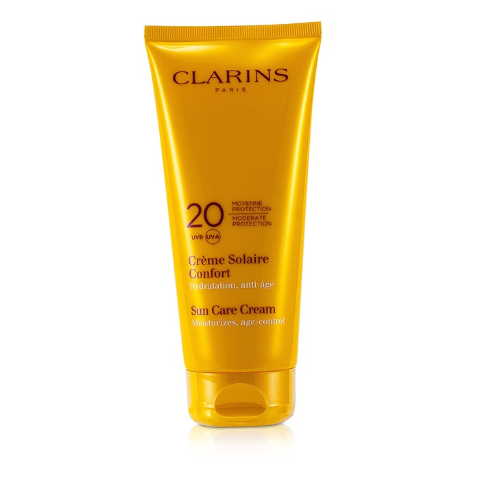 Clarins ครีมกันแดด Sun Care Cream Moderate Protection 20 UVB/UVA 200ml/7ozProduct Thumbnail