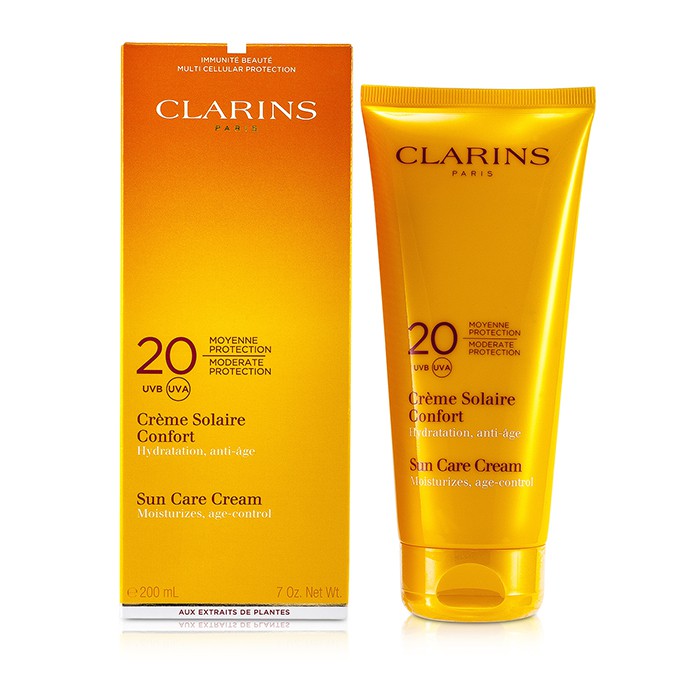 Clarins Sun Care Cream Moderate Protection 20 UVB/UVA 200ml/7ozProduct Thumbnail