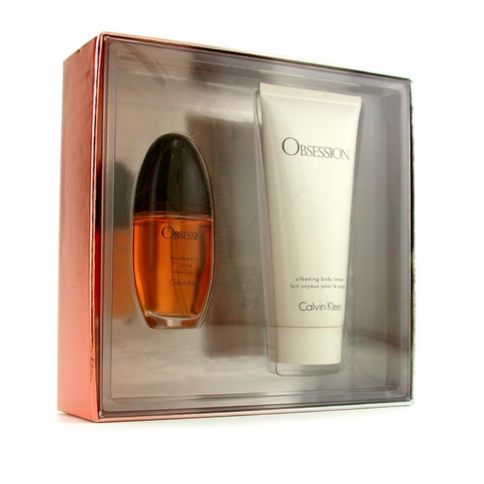 Calvin Klein Obsession kufrík: parfumová voda s rozprašovačom 30ml/1oz + telová voda 100ml/3.4oz 2pcsProduct Thumbnail