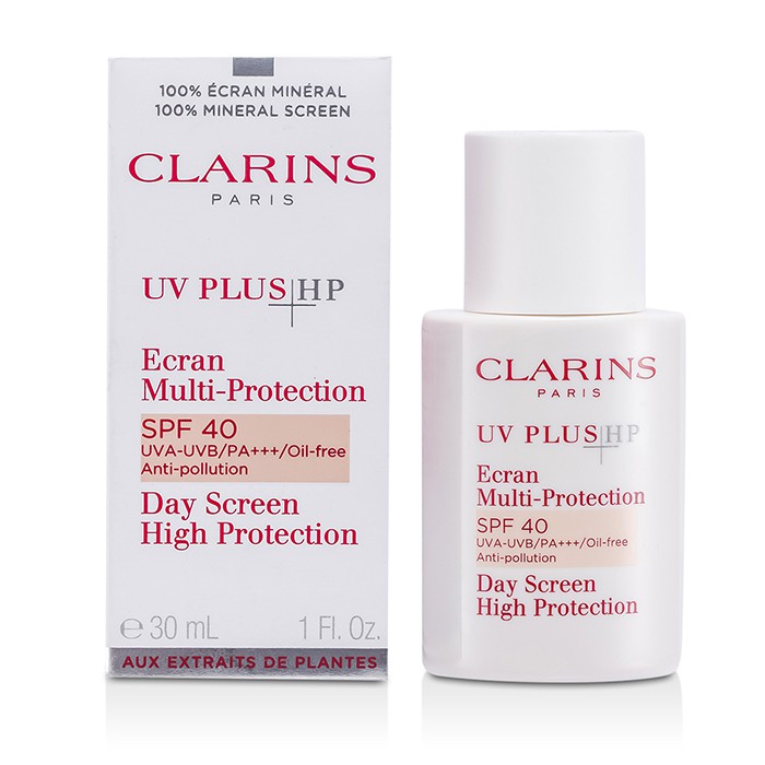 Clarins Protección Solar Diaria UV Plus Day Screen High SPF 40 UVA-UVB/PA+++/Libre Aceites ( Rosado ) 30ml/1ozProduct Thumbnail