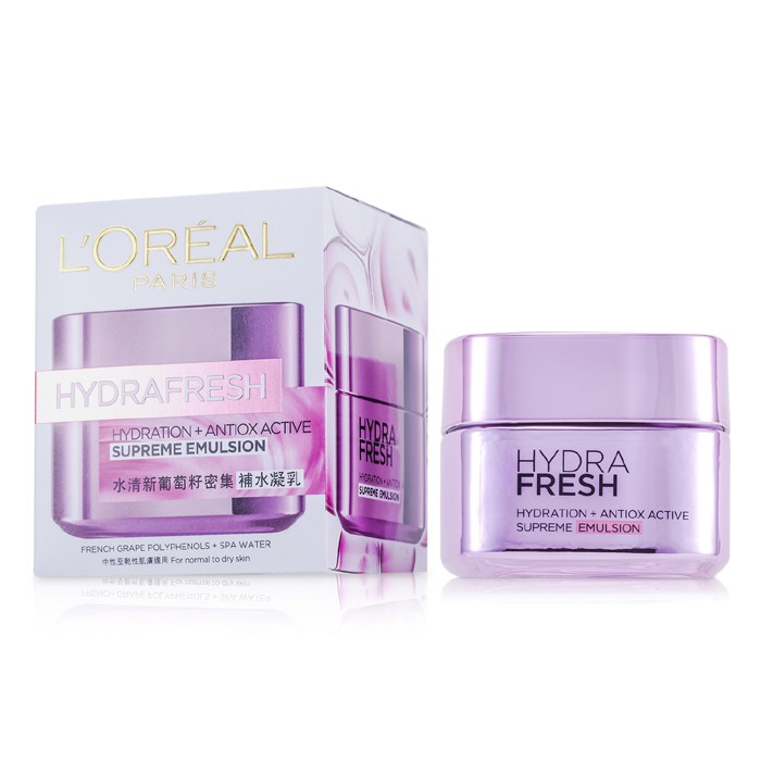 L'Oreal 歐萊雅 Hydra Fresh Hydration+ Antiox Active Supreme Emulsion 50ml/1.7ozProduct Thumbnail