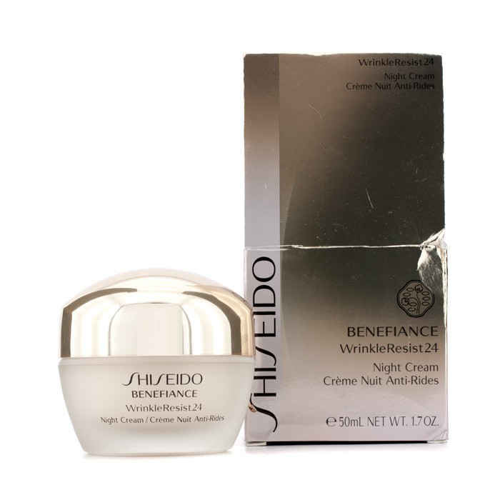 Shiseido Crema Noche antiarrugas Benefiance Wrinkle Resist24 ( Embalaje ligeramente dañado) 50ml/1.7ozProduct Thumbnail
