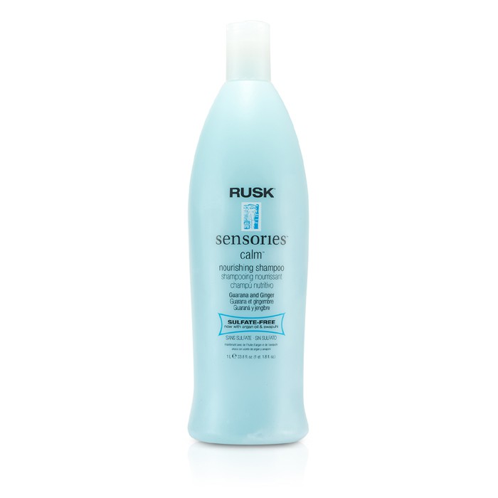 Rusk Odżywczy szampon do włosów niezdyscyplinowanych Sensories Calm Guarana and Ginger Nourishing Shampoo 1000ml/33.8ozProduct Thumbnail