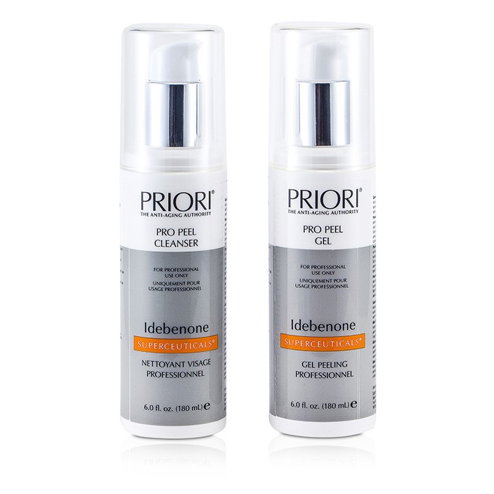 Priori Idebenone PRO Набор для Пилинга (Салонный Продукт): Pro Peel Гель + Pro Peel Очищающее Средство 2x180ml/6ozProduct Thumbnail
