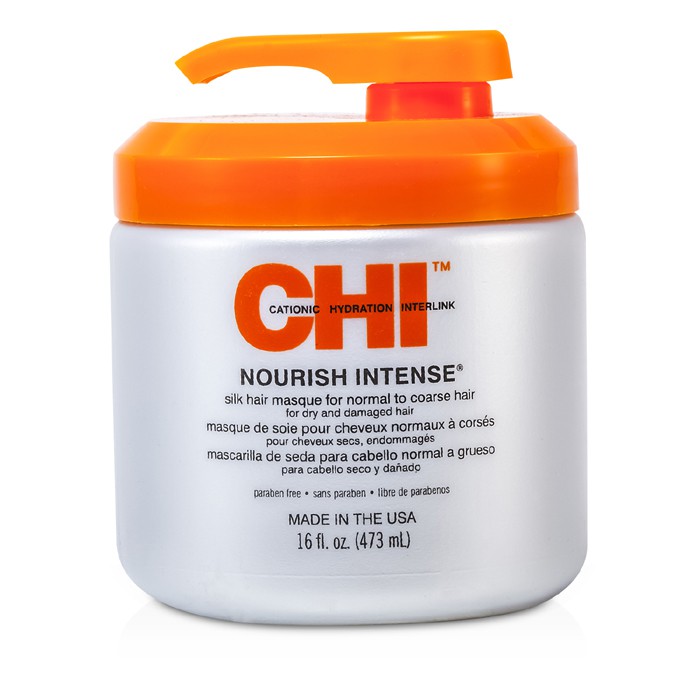 CHI Odżywcza maska do włosów suchych i zniszczonych Nourish Intense Silk Hair Masque (For Dry & Damaged Hair) 450ml/16ozProduct Thumbnail