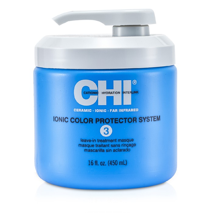 CHI Systém 3, Vlasová maska Ionic Color Protector System 3 Leave In Treatment Masque 16ozProduct Thumbnail