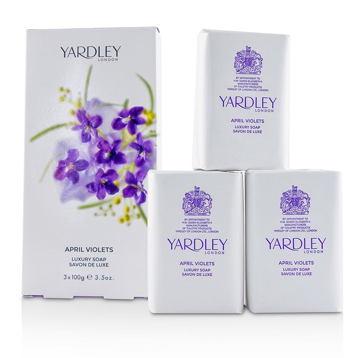 Yardley London April Violets صابون فاخر 3x100g/3.5ozProduct Thumbnail