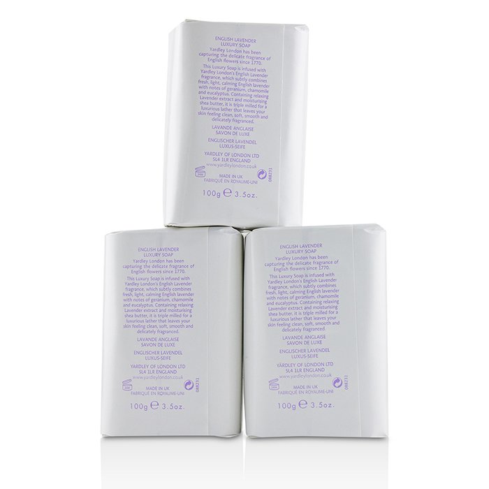 Yardley London 雅麗 英國薰衣草女性奢華香氛皂English Lavender Luxury Soap 3x100g/3.5ozProduct Thumbnail