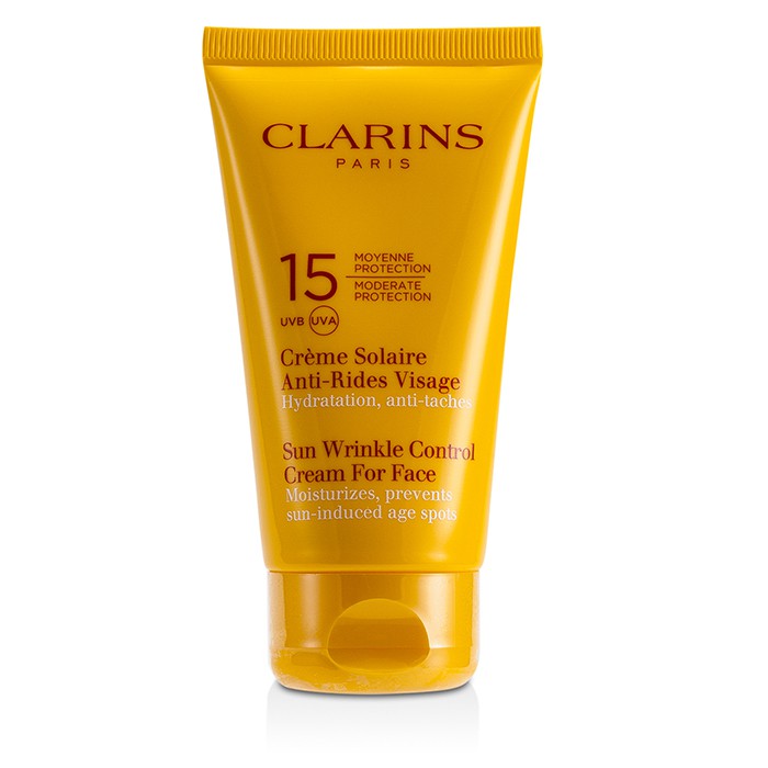 Clarins كريم الوجه لتقليل تجاعيد الشمس بحماية متوسطة (SPF 15) 75ml/2.7ozProduct Thumbnail