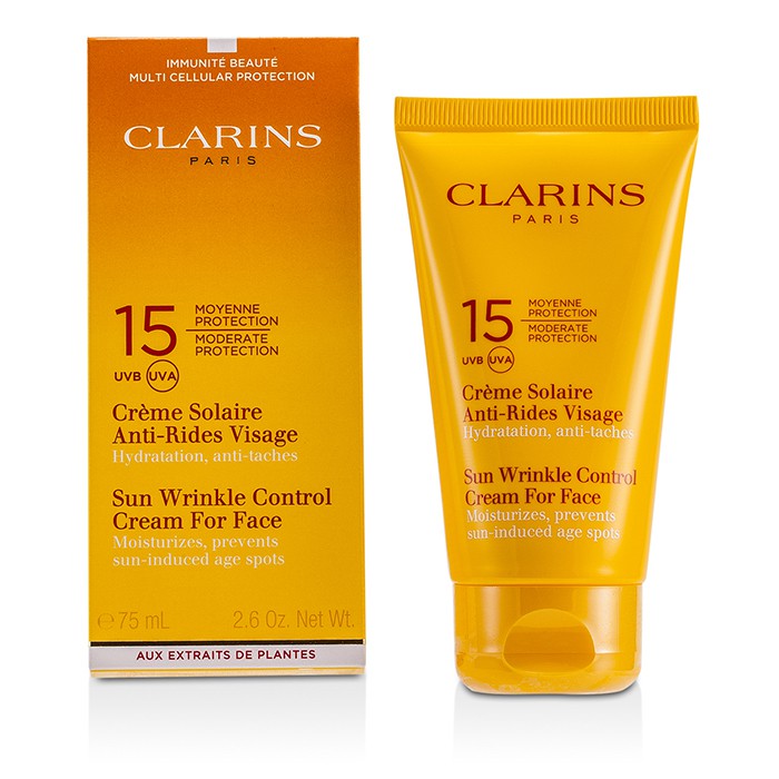 Clarins Солнцезащитный Крем для Лица против Морщин Средняя Степень Защиты SPF 15 75ml/2.7ozProduct Thumbnail