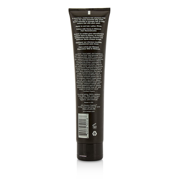 John Masters Organics Regenerujący szampon do włosów z miodem i hibiskusem Honey & Hibiscus Hair Reconstructor Shampoo 177ml/6ozProduct Thumbnail